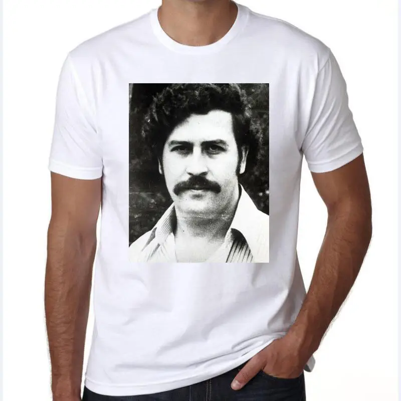 Men T Shirt Men'S Tee Pablo Escobar Narcos Plata O Plomo Medellin Colombia  New Arrival Casual Men Clothing Nerd T Shirts