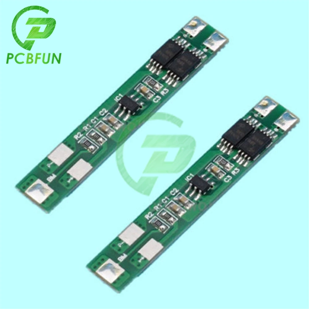 7.2V 6A 2S Dual MOS Polymer Lithium Battery Protection Board  Overcharge Overcurrent Short Circuit Protection Automatic Recovery