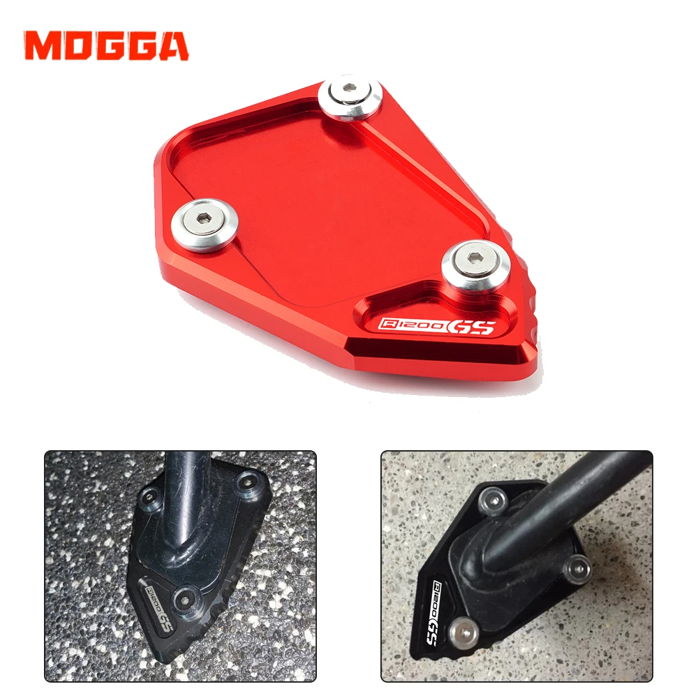 

For BMW R 1200GS 2008-2012 R1200 ADV 2008 2009 2010 2011 2012 High quality Motorcycle CNC Side Stand Enlarge Kickstand Extension