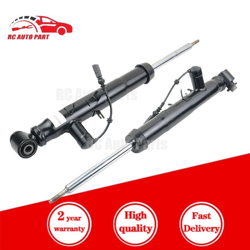 Rear Left + Right Air Suspension Shock Absorbers w/ Electric Sensor For Audi A6 S6 4F C6 2004-2011 4F0616031N 4F0616032N