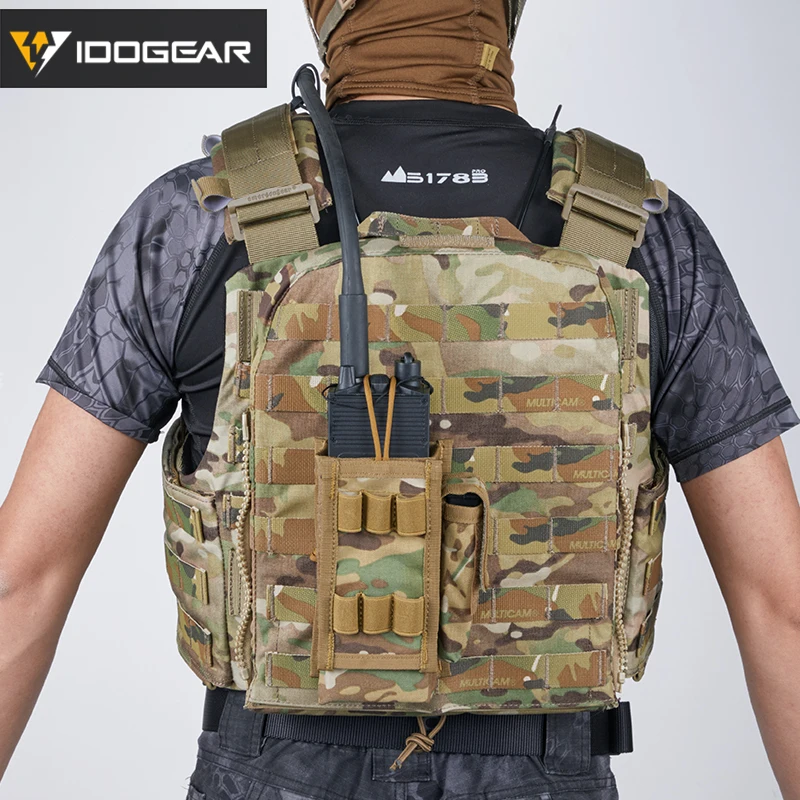 IDOGEAR Tactical MOLLE PRC148 152 Radio strategic pouch Lightweight micro Military interphone Airsoft Battlefield 3521