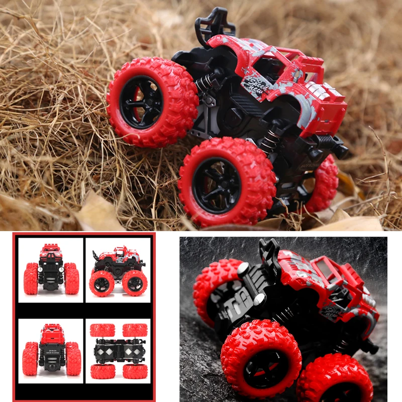 Inertia shockproof four-wheel drive SUV, child boy simulation vehicle model car, anti crash toy car baby car DS29