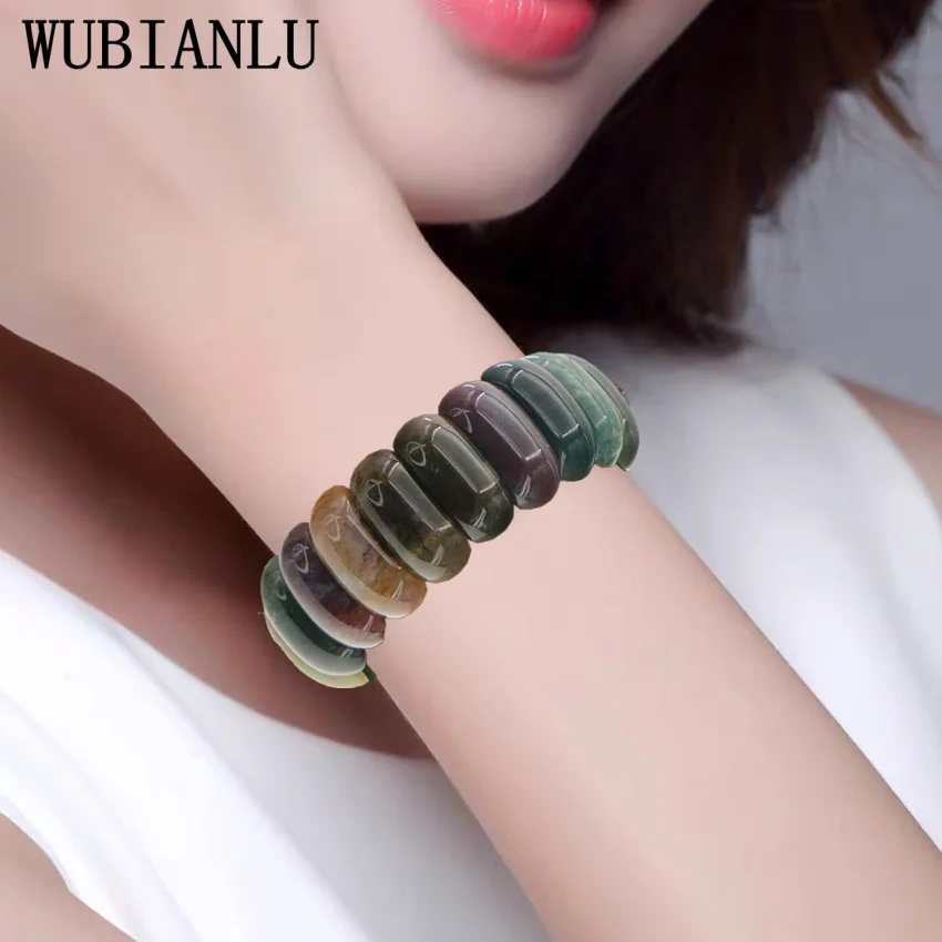 WUBIANLU New 8 Styles Natural Agates Stone Bracelet For Women Luxury Brand Trendy Charm Bracelets Diversified Wholesale Retail