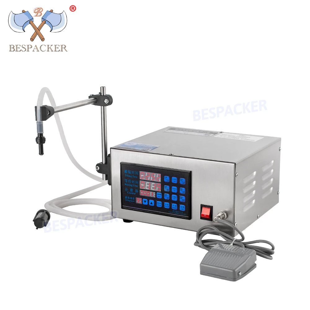 Bespacker XK-580 Electrical Liquids Cream Filling Machine Water Digital Diaphragm Pump Filler