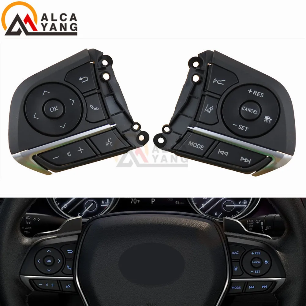 Malcayang Steering Wheel Audio Control Switch/Button For Toyota Avalon 2018-2021 RAV4 2019-2021 Corolla 2020 2021