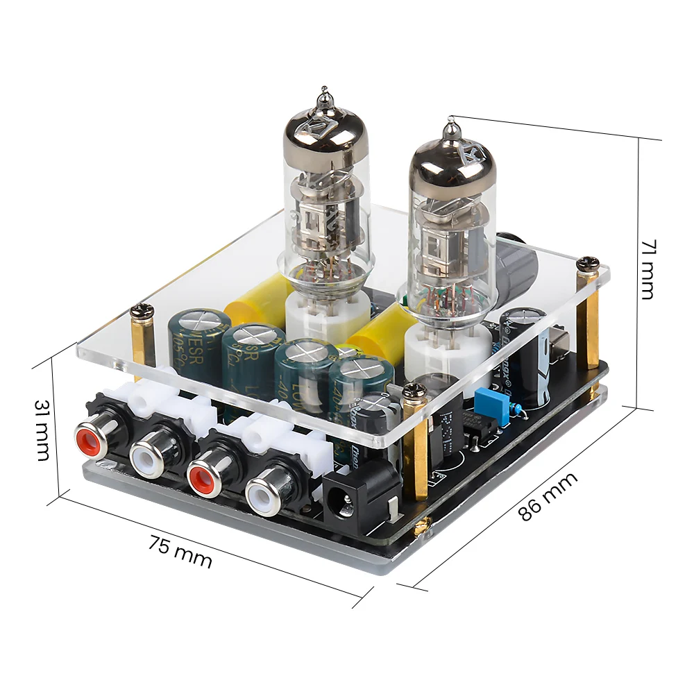 AIYIMA-preamplificador de Audio mejorado 6A2, amplificador de potencia de altavoz, tubo HIFI estéreo, búfer Bile, cine en casa, bricolaje