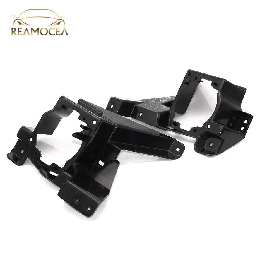 Reamocea 2x Car Black Mount Bracket Fog Driving Light Lamp Clamp Brackets Holder Fit For Ford Fusion Mondeo 2013 2014 2015 2016