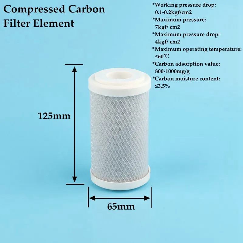 5 Inch Filter Element Reverse Osmosis system Activated Carbon Granular cotton Water Purifier Replacement Filtration Accessories