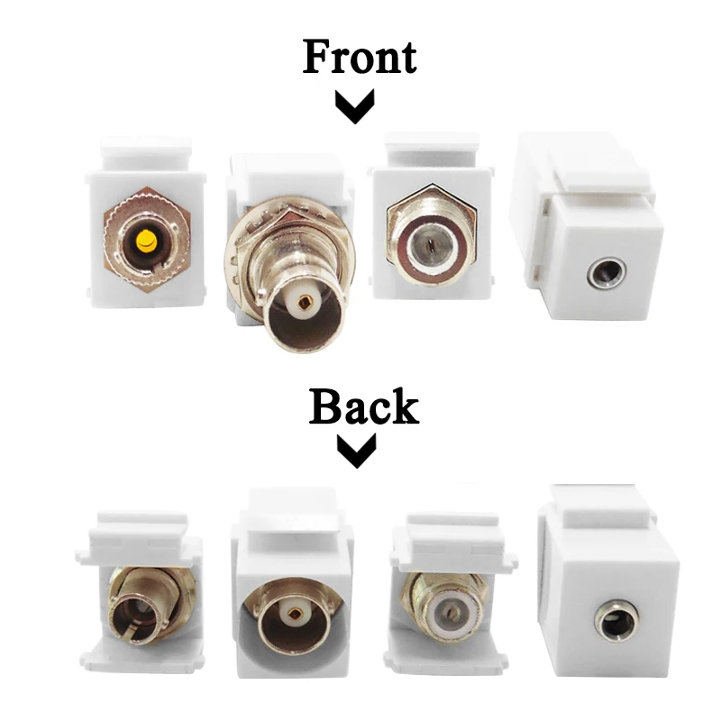 Snap type Panel Assembly Adapter Television TV Socket BNC LC/SC/ST LC Fiber Adapter 3.5mm Socket