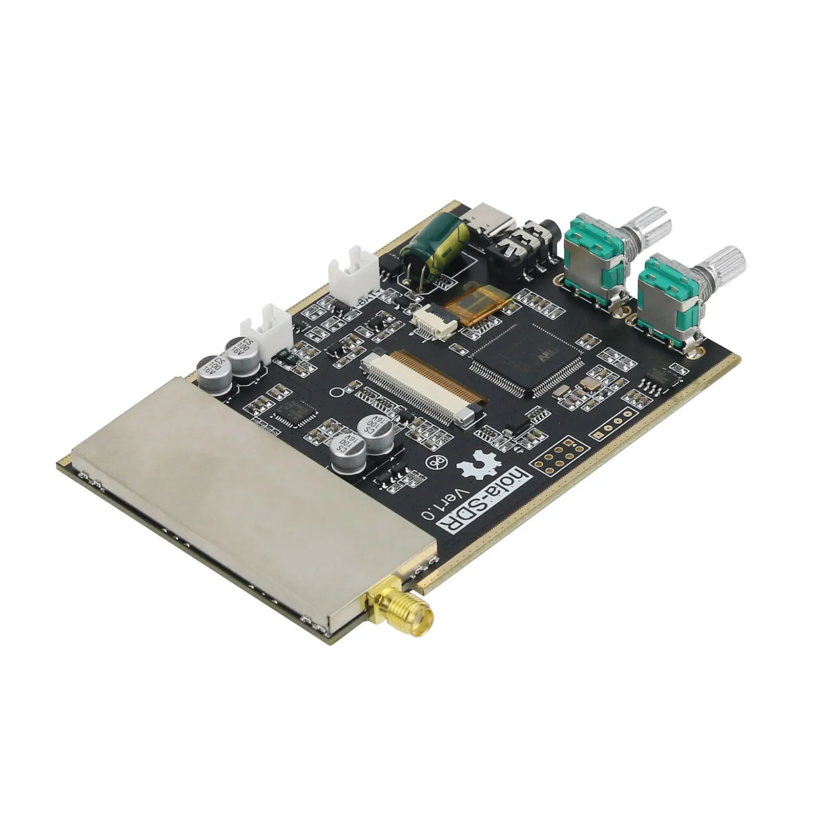 Hola-SDR DSP полный режим 50K-200 МГц 400-2000 МГц Малахит SDR приемник плата с 3,5 дюймовым сенсорным IPS экраном