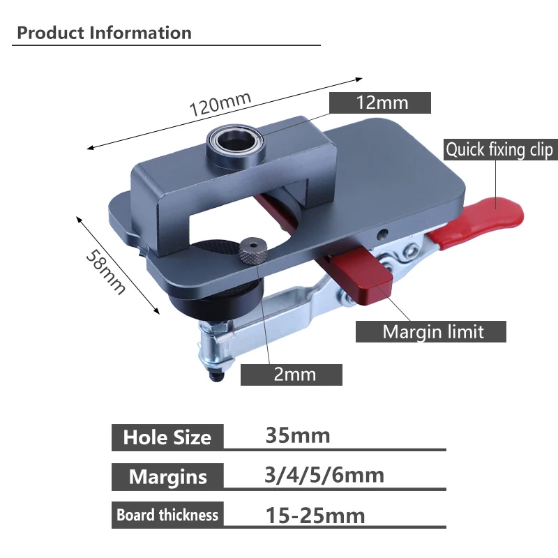 35 мм шарнирный зажим скрытые расточные петли сверло направляющий локатор для дверного шкафа Деревообрабатывающие инструменты