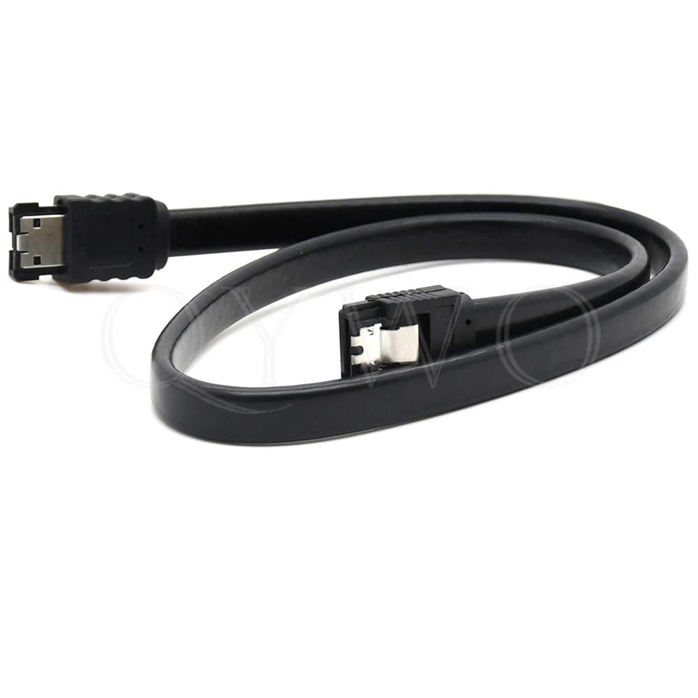 50cm 100cm SATA to eSATA Cable Shielded Extender Extension HDD SSD Data Cable Black