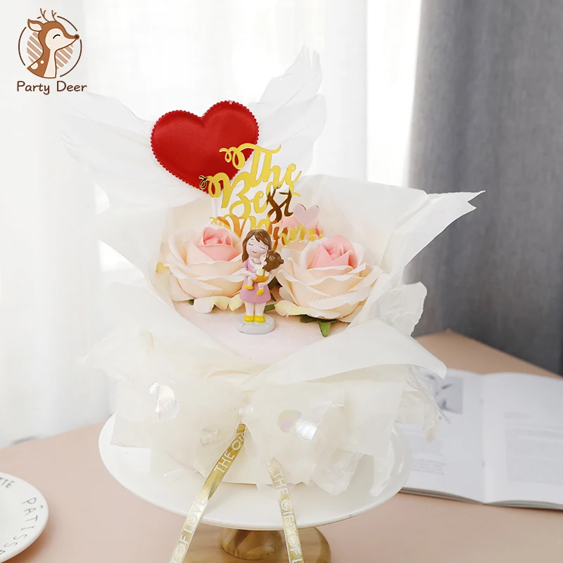 Украшение для торта на день рождения матери, мамы