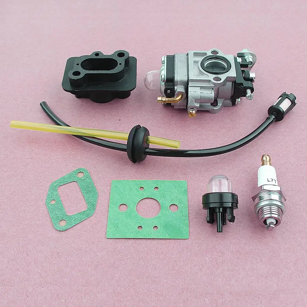 Carburatore Connettore di Base Collettore di Aspirazione Tubo Flessibile Del Carburante Fit Per Decespugliatore 43cc 52cc 40-5 BC430 CG430
