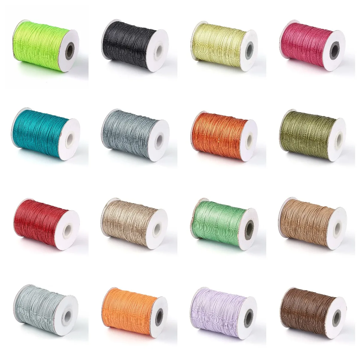 85Yards/Roll 1MM Korean Waxed Polyester Cord Waxed Thread Cord String Strap For Necklace Bracelet Rope Bead DIY Jewelry Making