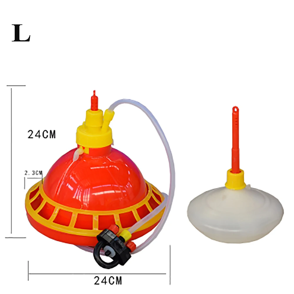 1PCS Poultry Farm Plasson Drinker Automatic Plastic Chicken Duck Chick Watering Waterer Feeding Equipment Supplies