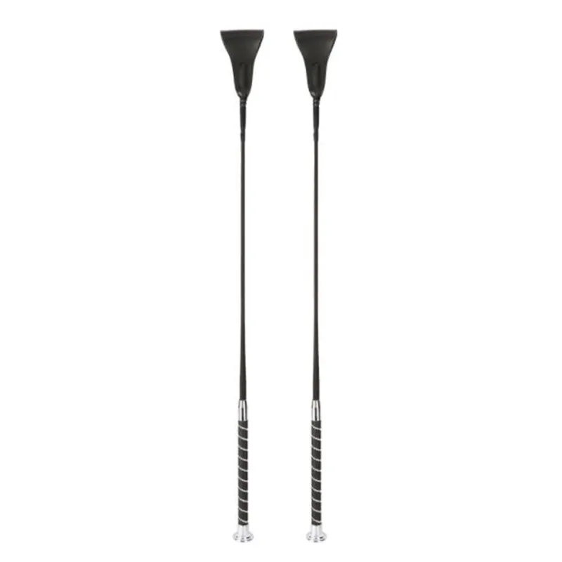 Cavassion Equestrian Horse Riding Whip Knight with Diamond-Bordered Handle