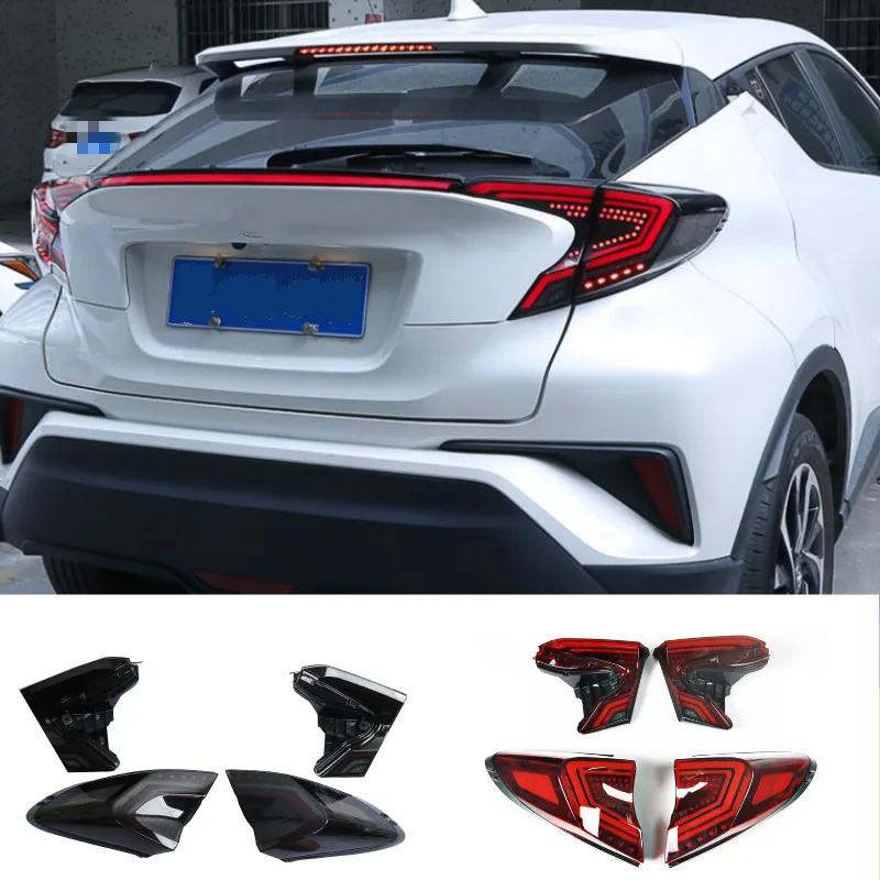 

Car LED Tail Light Taillight For Toyota C-HR CHR 2016 - 2020 Rear Running Light + Brake + Reverse Lamp + Dynamic Turn Signal