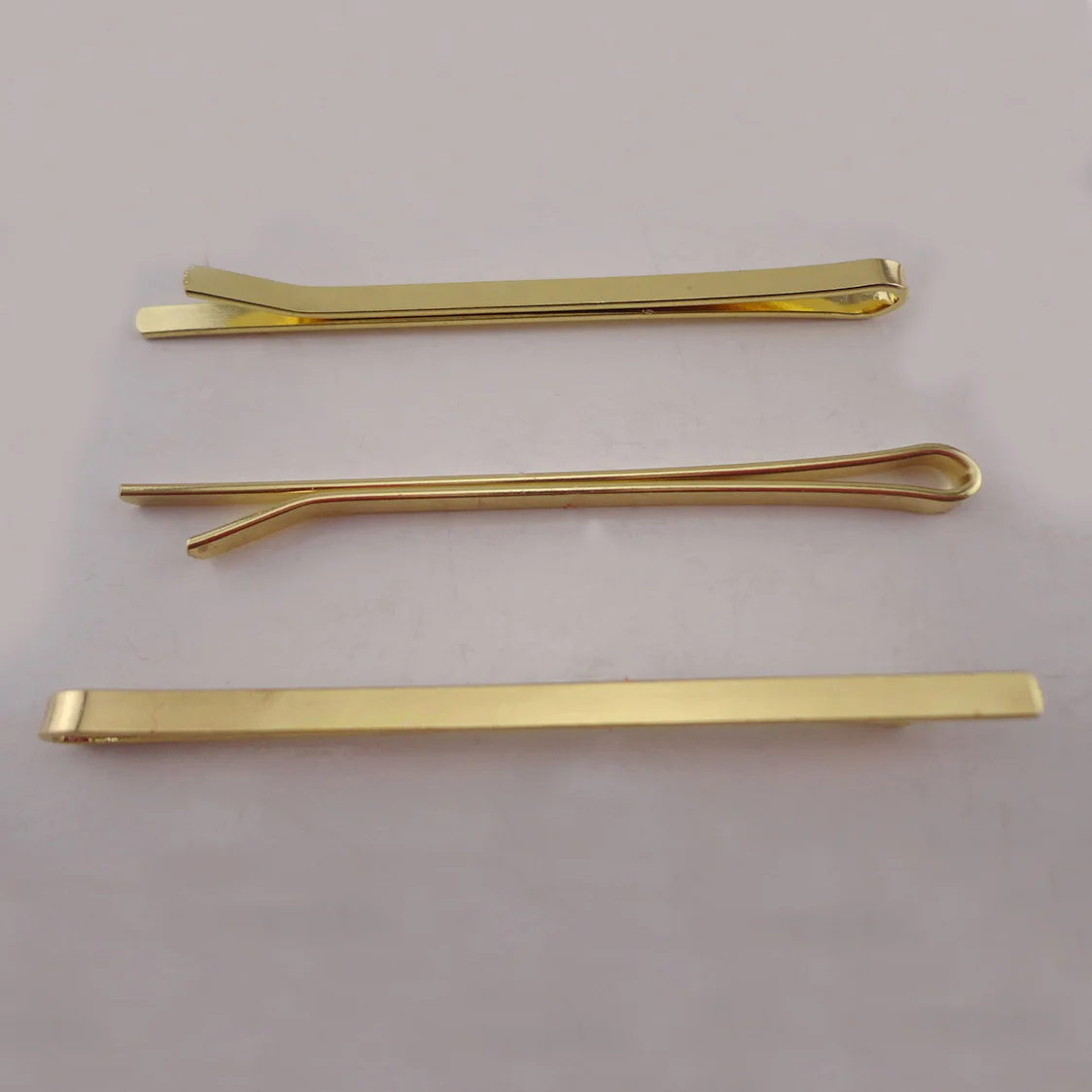 50PCS 2.6mm*5.5cm Golden Plain Metal Bobby Pins Hair Slide for Kids Hair Barrette DIY Hair Accessories Nickle Free Lead Free