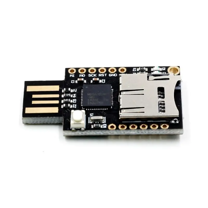 2023 New CJMCU TF MicroSD Card Slot Memory Badusb USB Virtual Keyboard ATMEGA32U4 Module for Leonardo for R3