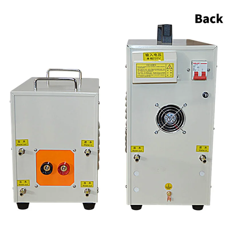 금속 제련 고주파 유도 가열 기계 15KW 담금질/소성 용접 금속 열처리 장비 220V