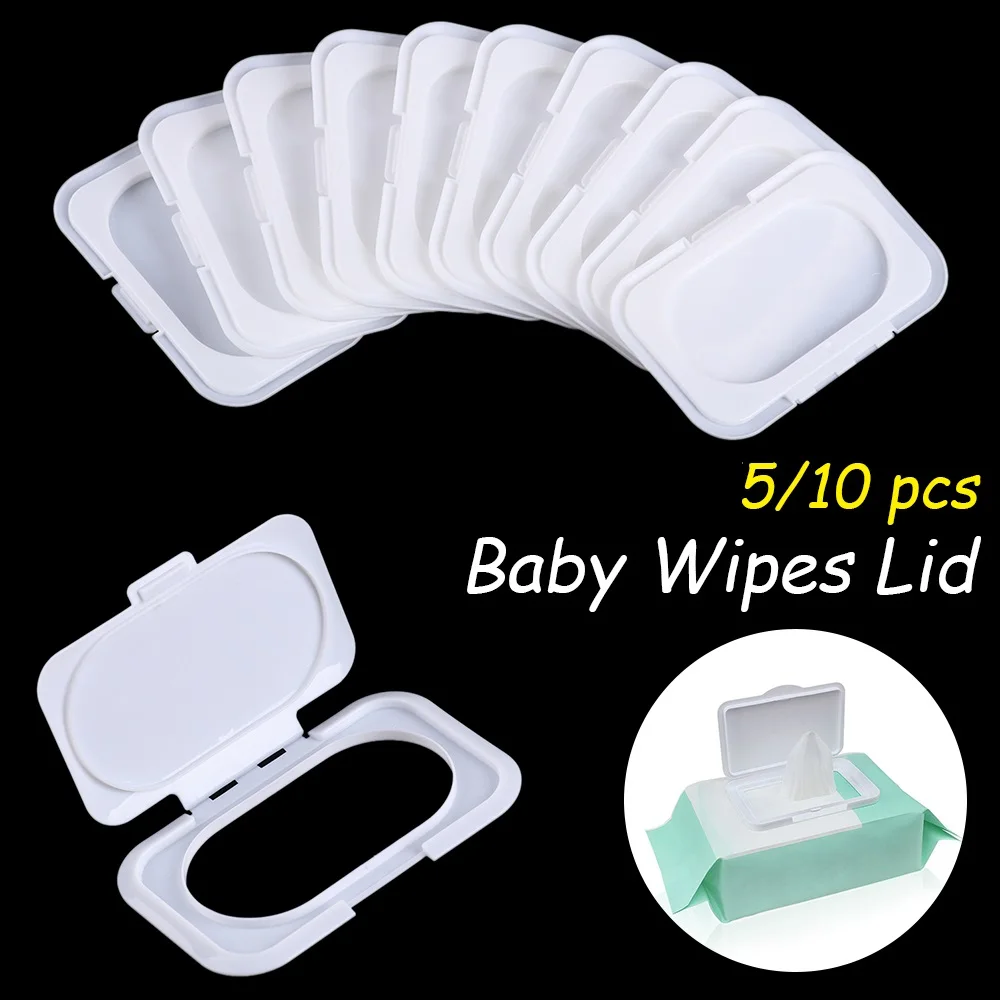 5/10pc wielokrotnego użytku chusteczki pokrywka matka opieka nad dzieckiem przydatne wilgotne chusteczki dla niemowląt noworodka dziecko mokre papierowa pokrywka pokrywa chusteczki nawilżane uchwyt na Acce pudełko