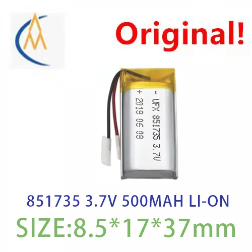 buy more will cheap  supply 851735 3.7 v 500 mah temperature detector bluetooth headset lithium battery protection board