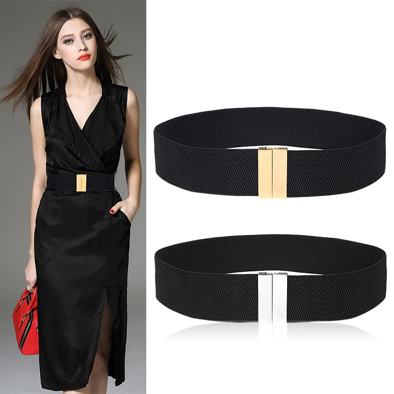 Designer Simple Elastic Women's Belt for Girl Skirt Sweater Coat Waist Belt Dress Waist Straps