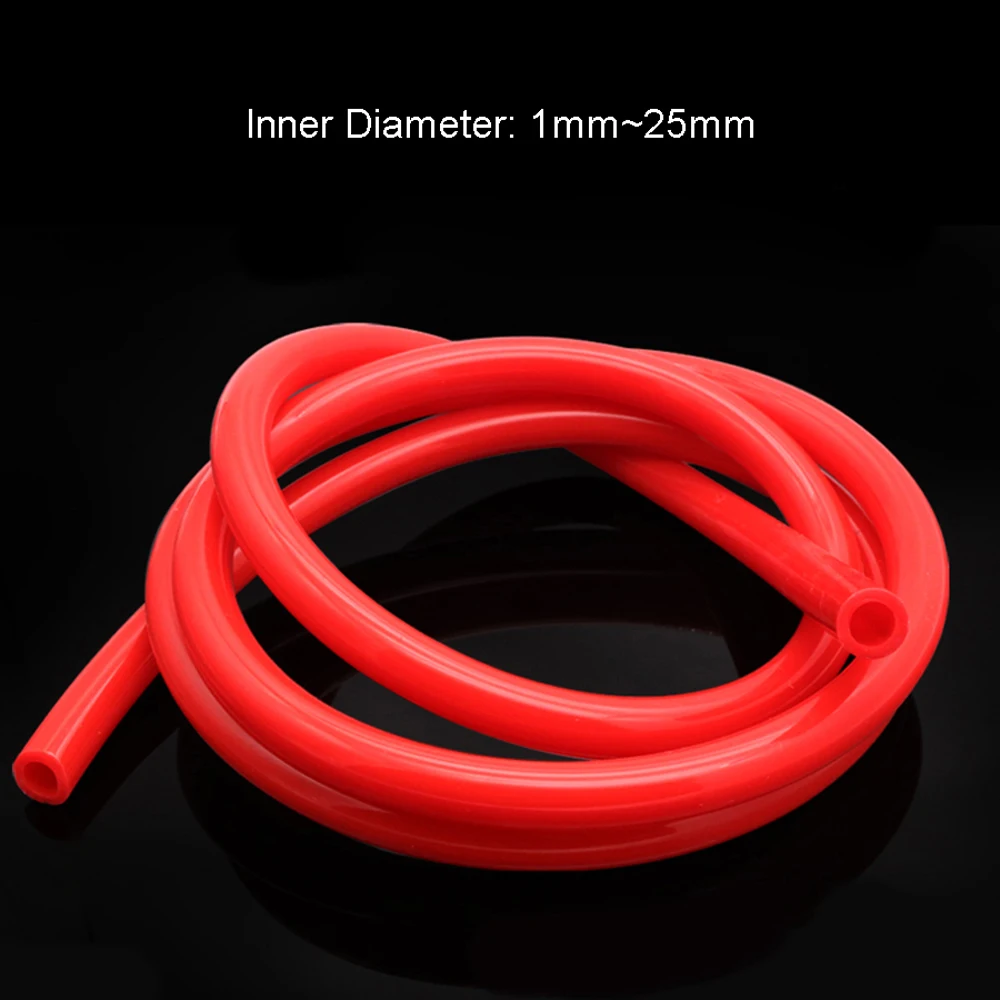 1/2/5/10Meter Red Food Grade Silicone Flexible Tubing High Temp Resistance Hose