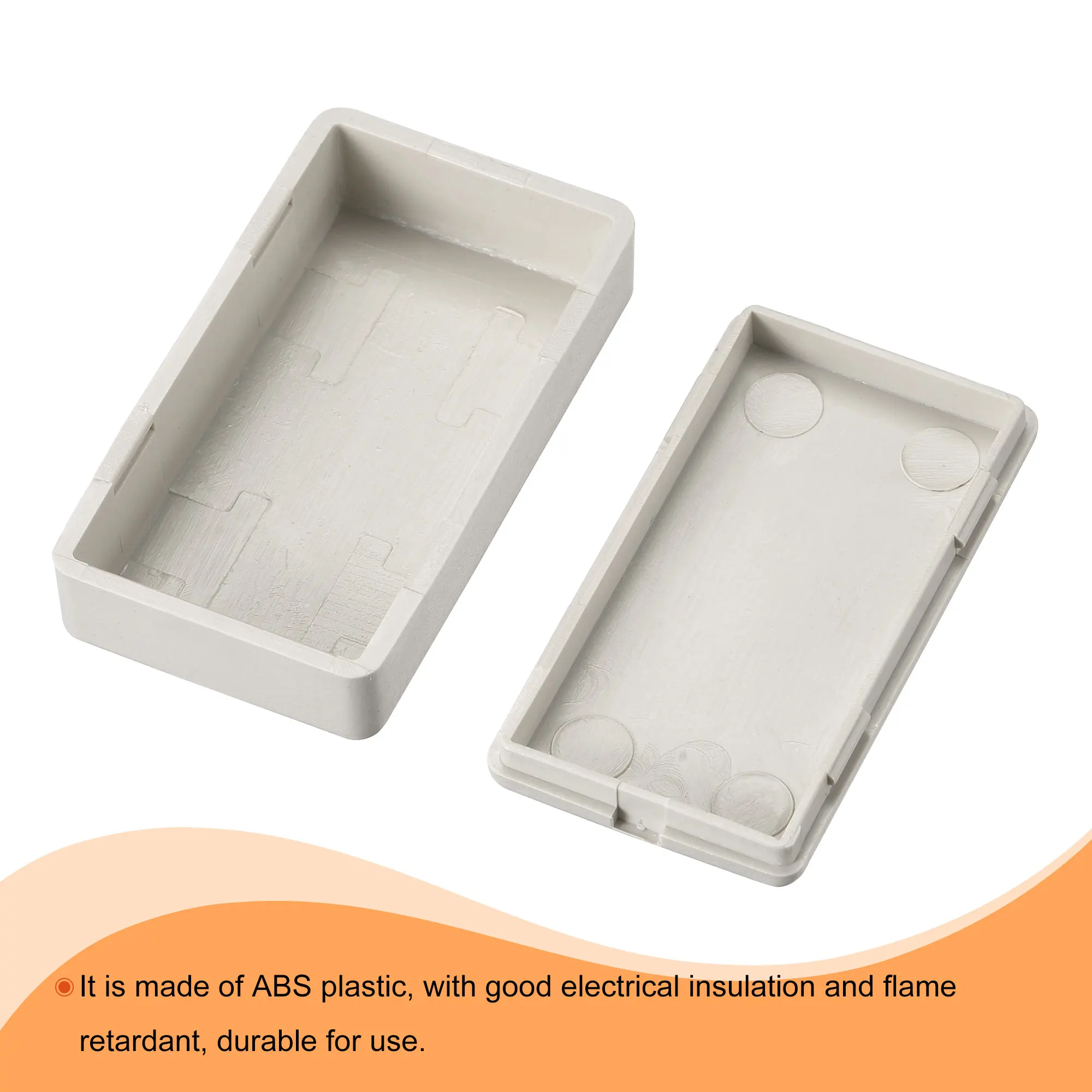 10Pcs 50x28x15mm Dust-proof ABS Plastic Project Box DIY Junction Box Housing Instrument Case Enclosure Boxes Electronic Supplies