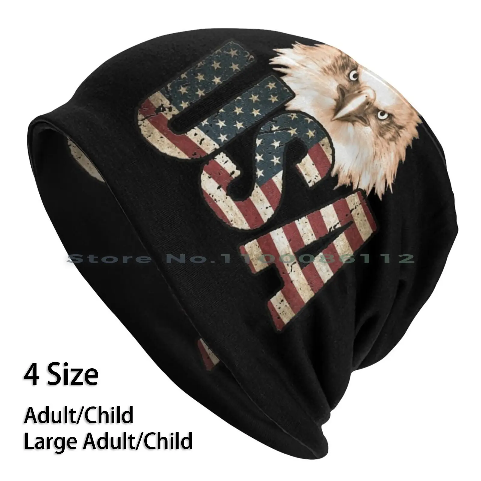 Usa American Flag Eagle , Patriotic 4th Of July America Beanies Knit Hat American Flag Patriotic 4th Of July Fourth Of July