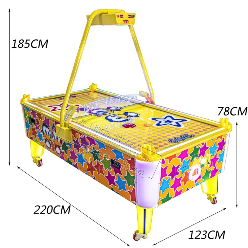 

Adults Play Air Hockey Table Arcade Games Amusement Device Game Room Token Coin Operated Prize Tickets Redemption Machine