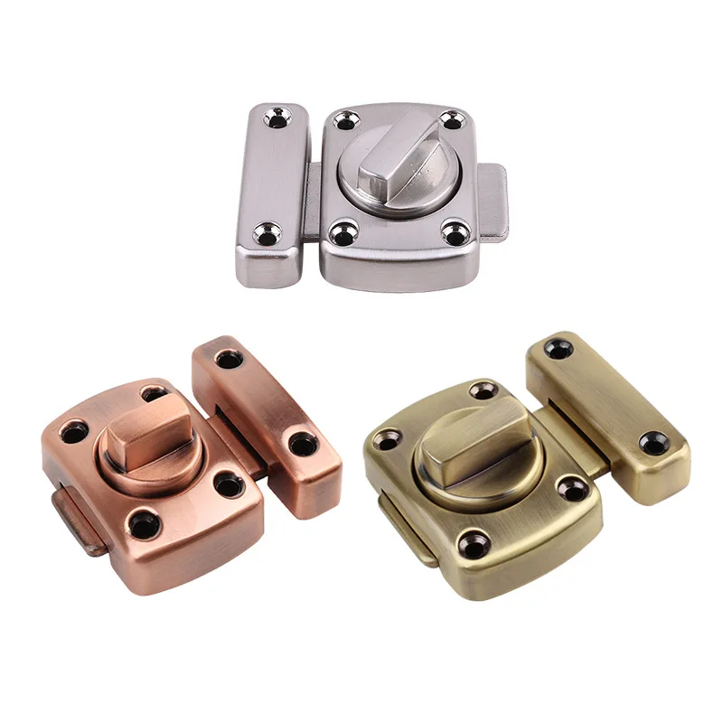 

Zinc Alloy Anti-Theft Deduction Door Bolt Hotel Home Safety Lock Buckle Sliding Platic Window Latch Hardware Part