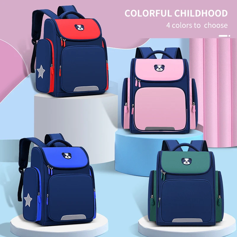 Pupil Schoolbag Grade 1-6 Primary Children Backpack Custom Logo Backpacks Kids Elementary School Bags Gift рюкзак школьный