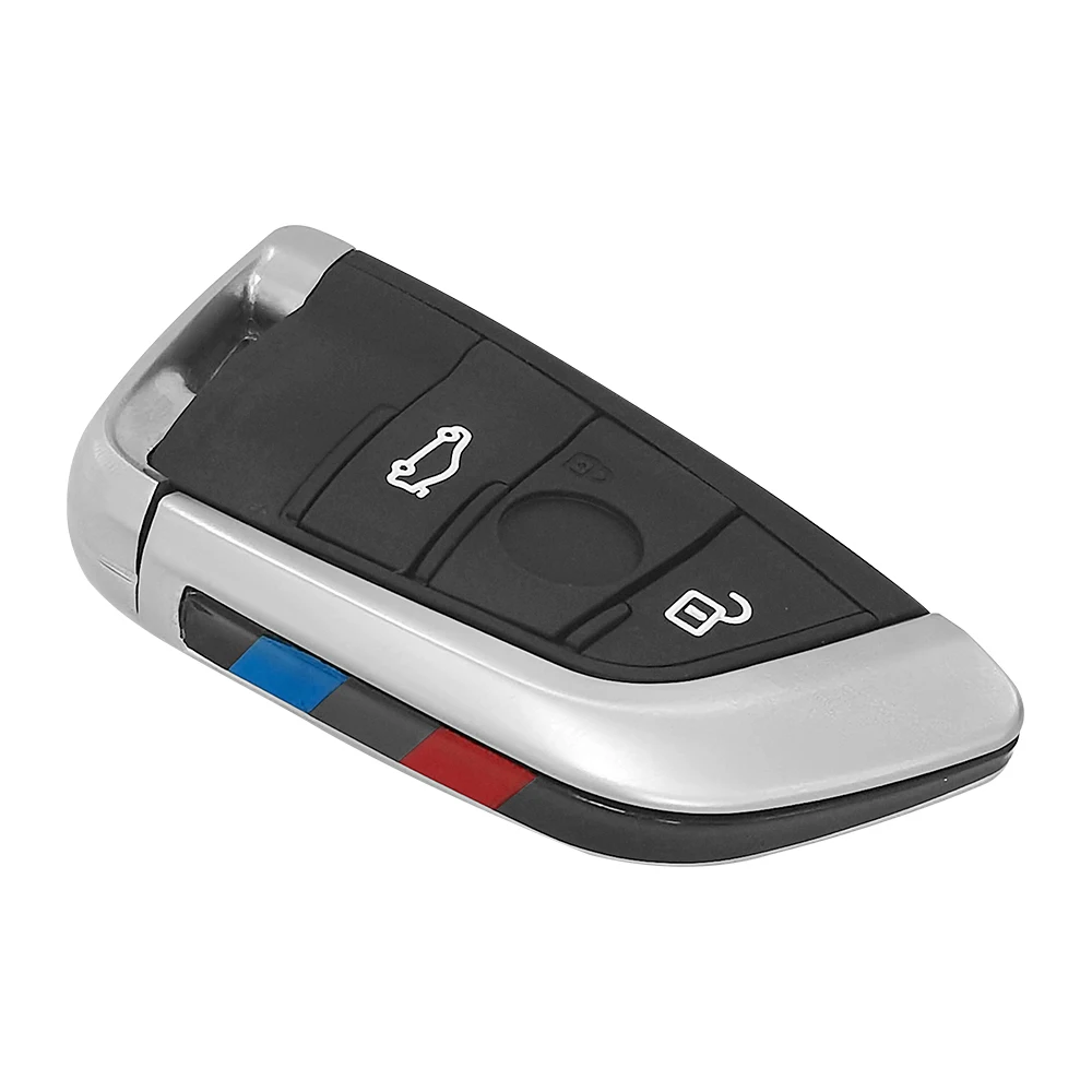 XNRKEY 3/4 Button Smart Remote Car Key Shell Fob for BMW CAS4 F 3 5 7 Series E90 E92 E93 X5 F10 F20 F30 F40 Key Shell Cover