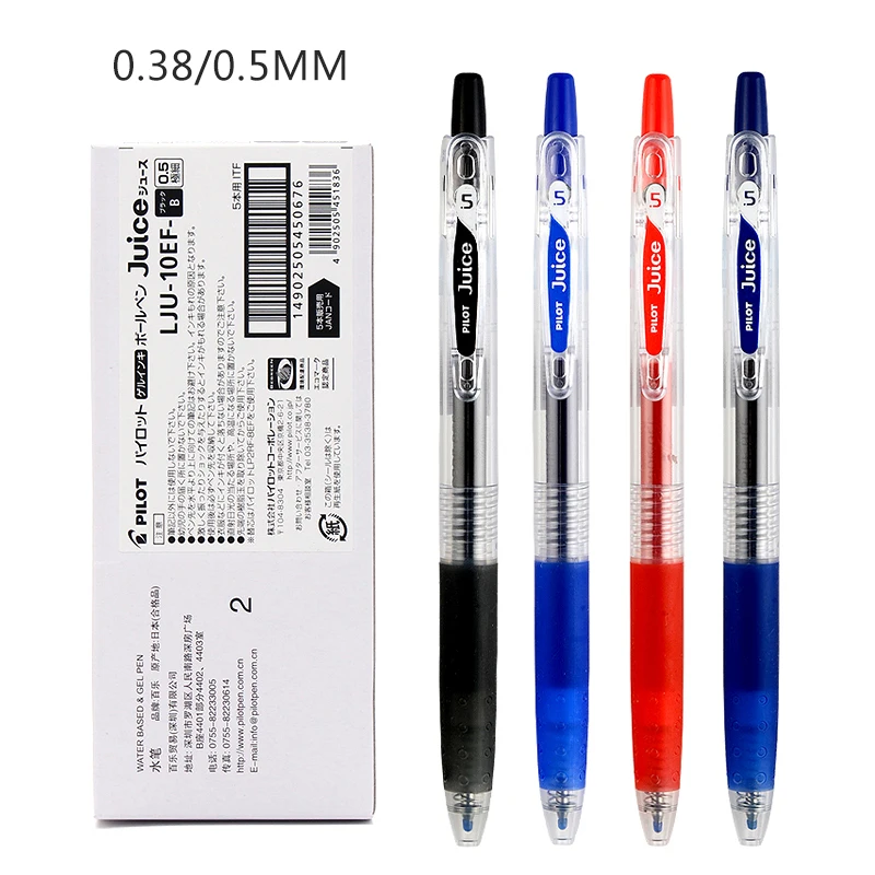 

Pilot Juice LJU-10EF Gel Pen Set 0.38 0.5mm Quick Drying Gel Ink Pens Caneta Papeleria Stationery School Supplies Lapices Kawaii