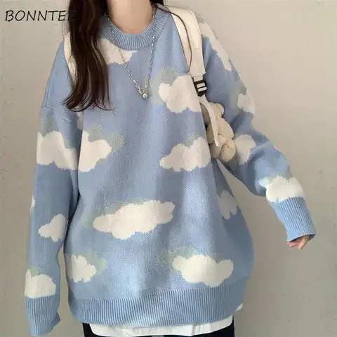Harajuku Style Knit Sweater for Women BONNTEE