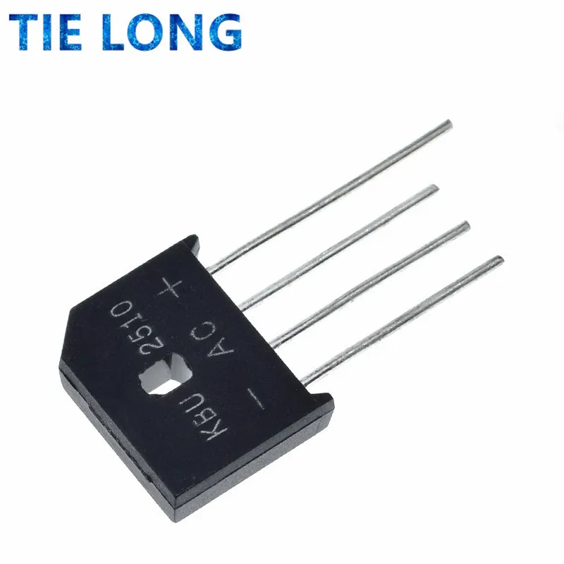 5PCS 25A 1000V Diode Bridge Rectifier KBU2510