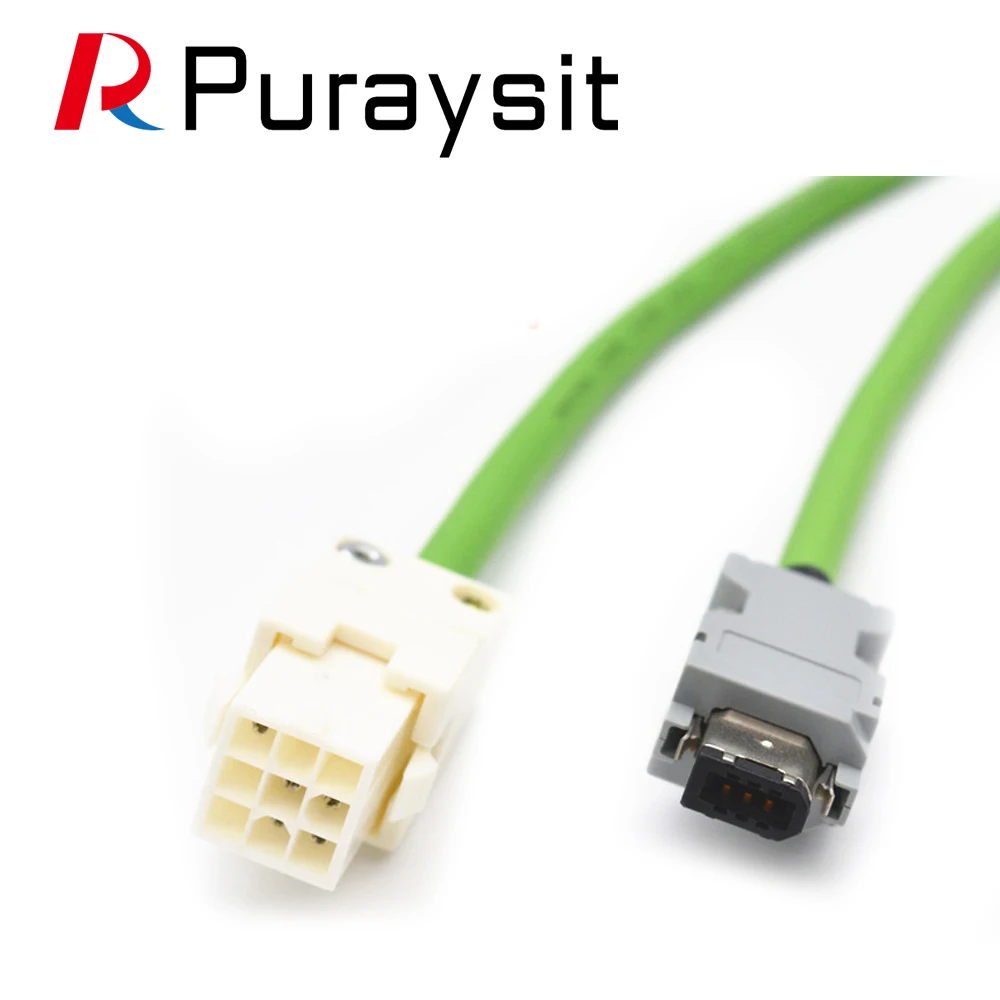Puraysit A6 Servo Motor Encoder Cable High Flexible Cable MFECA0050EAD 0100 Encoder Cable for Panasonic