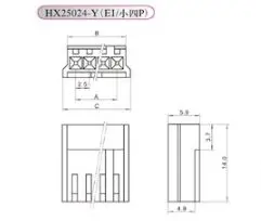 100pcs X HX25024-7P HX25024 HX25024-7Y 2.5MM connector new