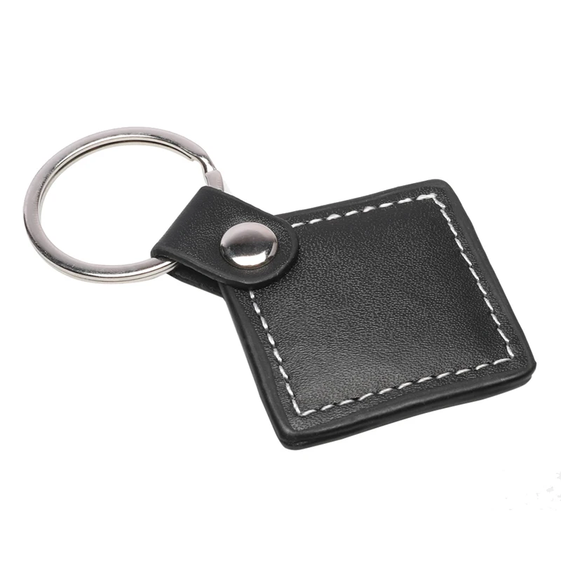 TK4100 EM4100 Leather Keyfob RFID Tag 125KHz Key Ring Waterproof Proximity Smart Card ID Token for Door Lock Access Control