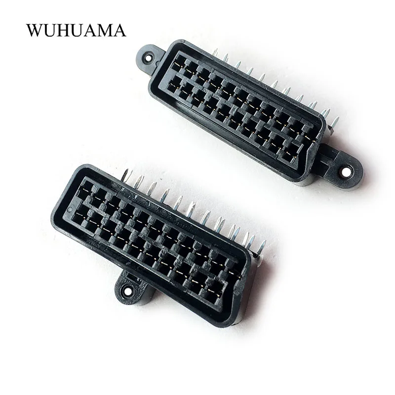 21 PINS Right Angle Type Scart Female Socket connector jack Female PCB Mount 21 PIN SCART