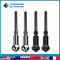 FLASHFORGE Upgrade Nozzle for Creator 3 Hardened Steel High Temp Carbon Fiber Printing 3d Printer Parts Replacement Nozzles