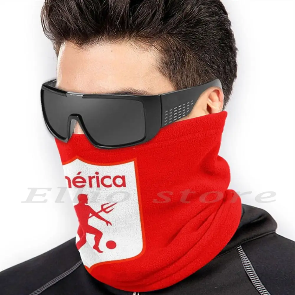 America De Cali Campeòn Del Campeonato Campeano 2019!!!!! Masker Syal DIY Anti Debu Anak-anak Dewasa América De Cali La Mechita