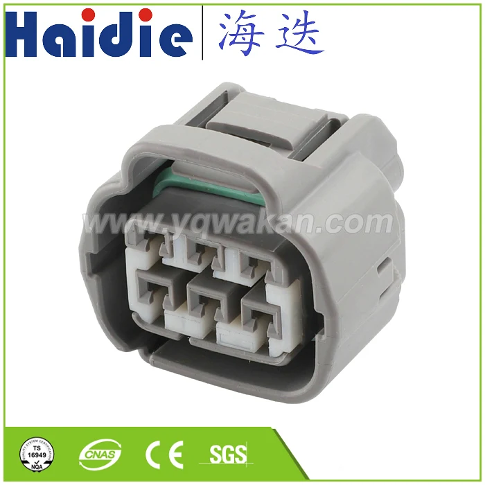 

2sets 6pin headlamp harness plug waterproof electronic cable connector 7283-7062-40 90980-11034