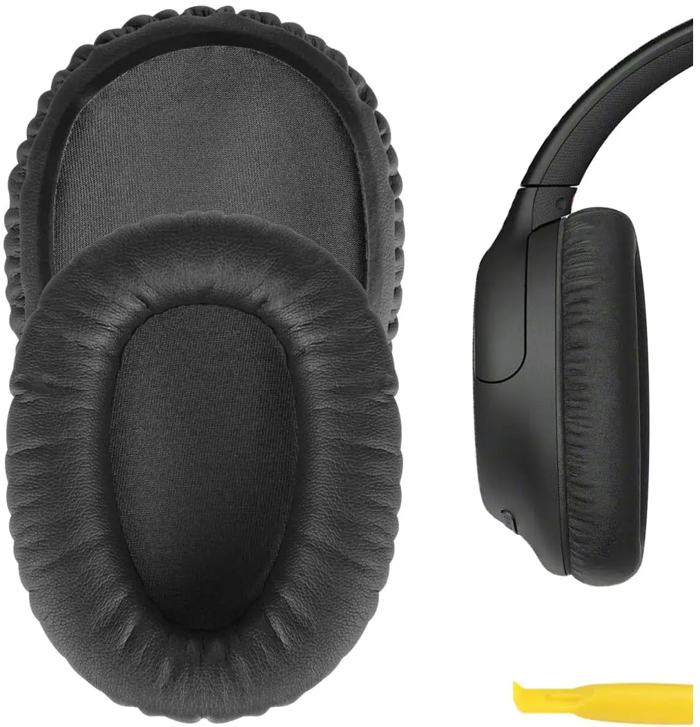 Almofadas de orelha de couro de proteína quickfit para sony WH-CH700N, WH-CH710N, fones de ouvido substituição earpads/almofada de orelha/copos de ouvido, fone de ouvido