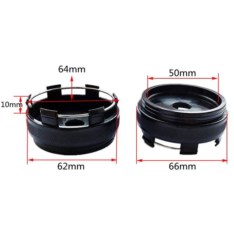 4PCS Blank No Logo 66mm Car Rim Hub Caps Wheel Center Cap For Volk Racing RAYS TE37 CE28 RE30 TTA ZE40 CE28N Fit 50mm Flat Sti