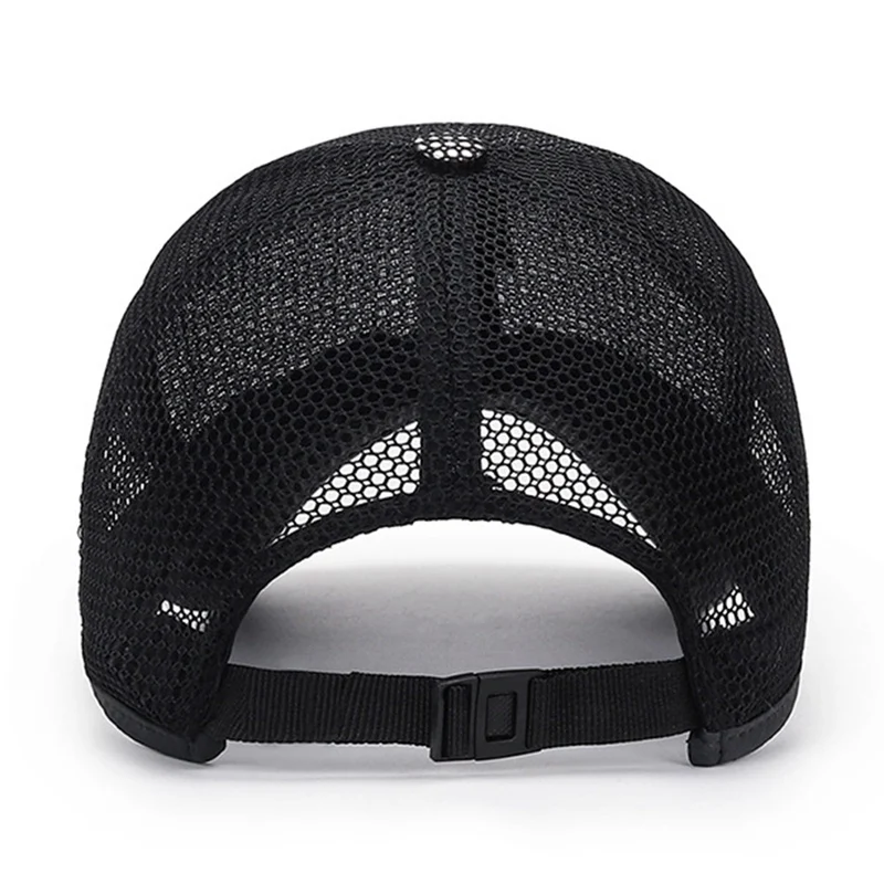 Casquette de baseball unisexe en maille respirante, casquettes de camionneur confortables, casquettes de golf, chapeau de soleil de basket-ball,