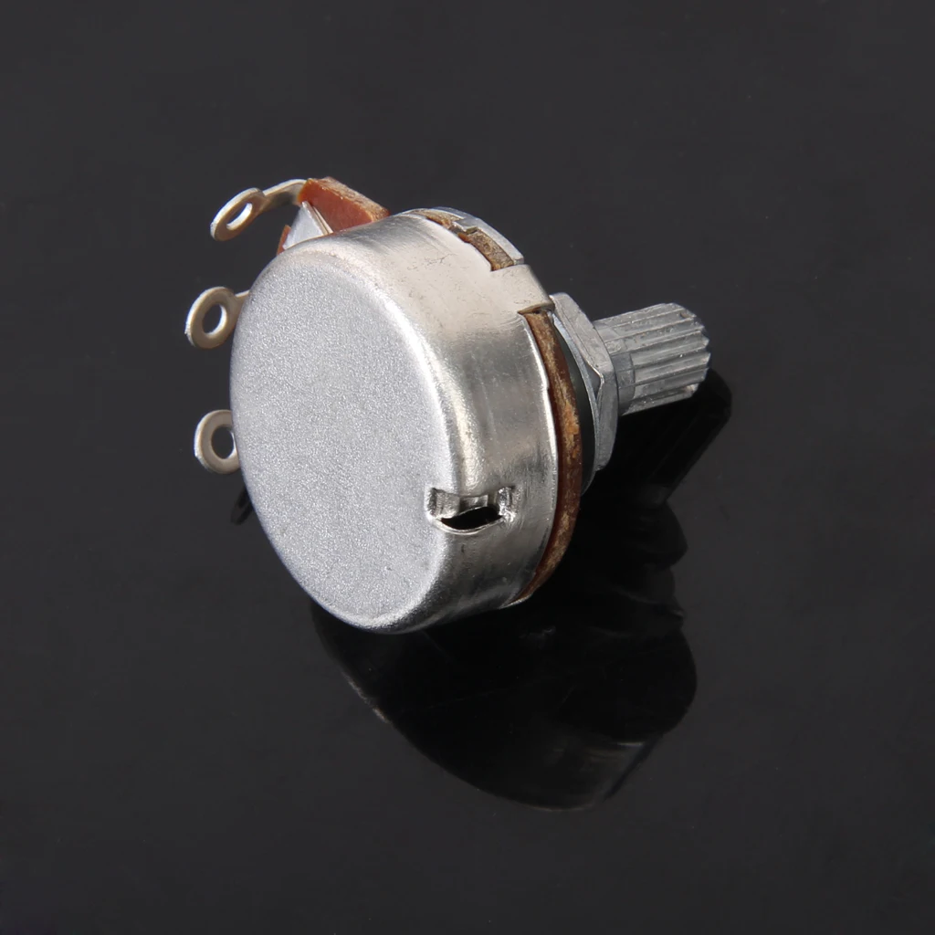 250K-ohm Control Pot Guitar Potentiometer Split Shaft Guitar Volume for Replacement/upgrading Volume and Tone Controls