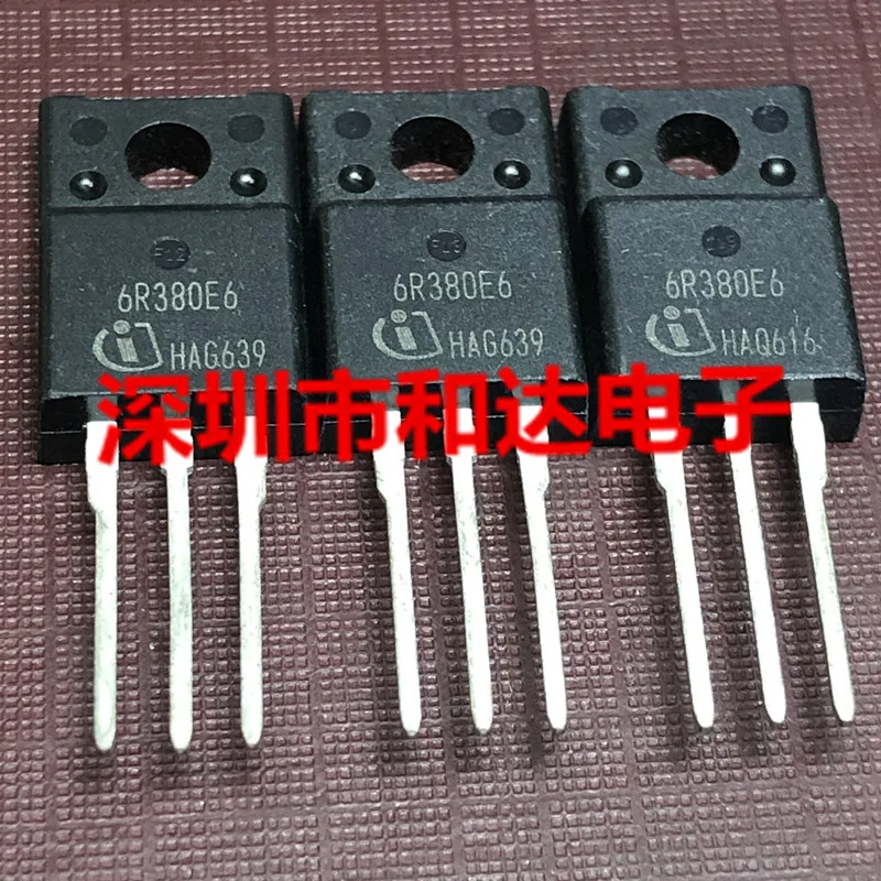 10pcs 6R380E6 IPA60R380E6 TO-220F 650V 30A